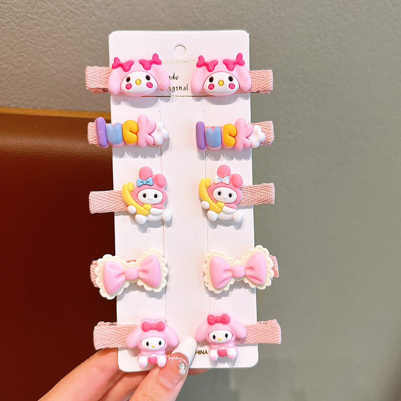 新しい子供用ヘアピン、赤ちゃん用漫画風ヘアクリップ、女の子用ヘアアクセサリー、小さな女の子用BBクリップ、漫画風ヘアピン|undefined