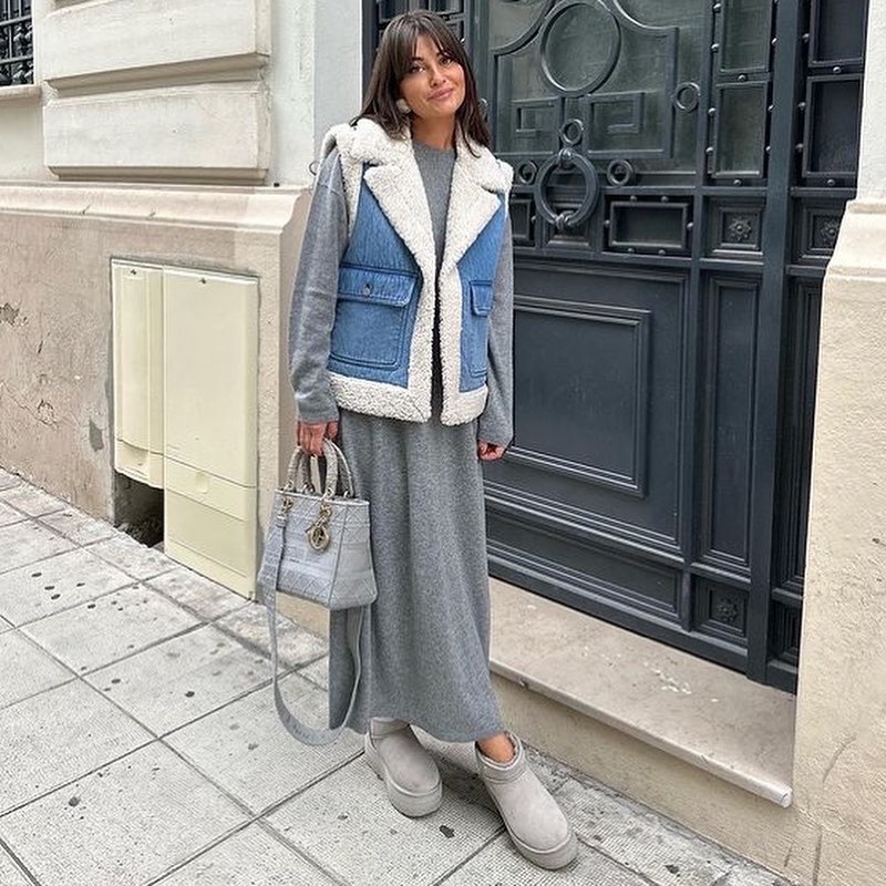 Suministro transfronterizo al por mayor otoño nuevo europeo y americano transfronterizo ropa de las mujeres moda de la calle lavado Denim Chaleco de doble cara 122-