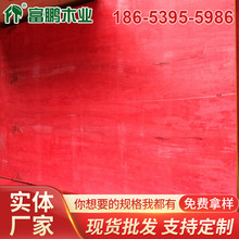 厂家生 产建筑工地高层小红板木胶板壳子板易固定易脱模建筑模板