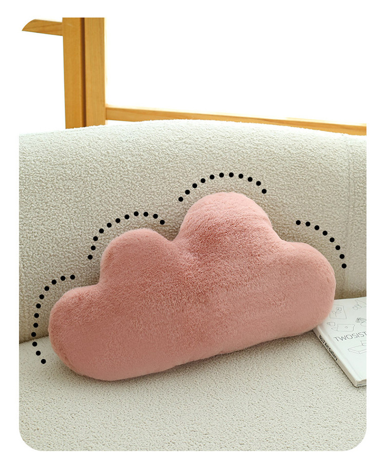 Ins-Style Nordic Home Cloud Pillow, Girly Gift, Star and Moon Bay Window Doll Cushion, Nap Pillow