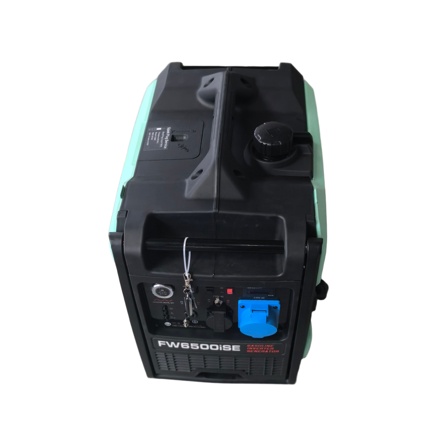 6kW 230V gasoline LPG dual-fuel silent inverter generator outdoor portable permanent magnet 50HZ