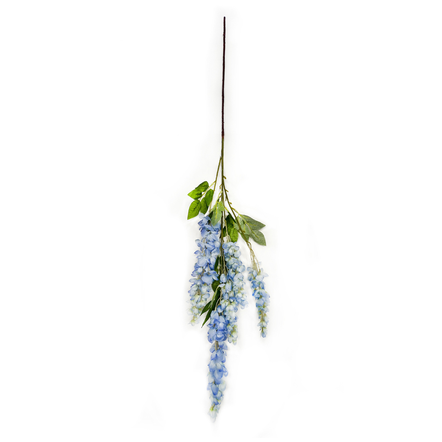 Abelar wisteria flores ramas largas flores falsas colgantes decoración del salón de bodas flores de seda flores hotel decoración de techo colgante suave