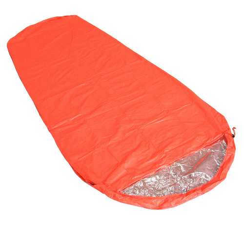 Outdoor hiking camping heat reflective insulation sleeping bag, camping emergency survival blanket, warm and dirt-proof double sleeping bag