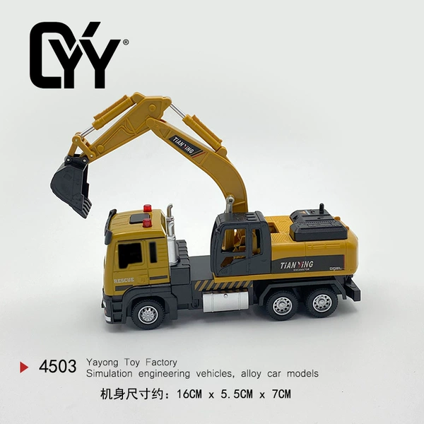 Plastic excavators with light sound effects can be excavated
