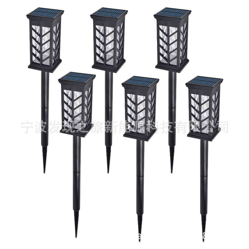ソーラー屋外ガーデンライト家庭用屋外防水ヴィラ LED 芝生ライトガーデンコラムヘッドグラスライト|undefined