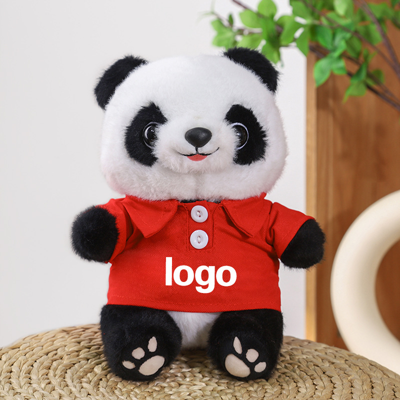 Juguetes de peluche Panda LOGO Coche 4s Tienda Juguetes Lindo Panda Simulado Muñeca Panda Regalo