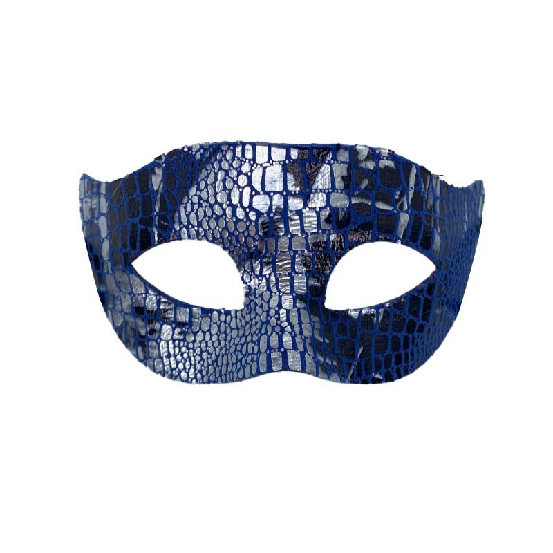 Máscaras de pareja media cara máscaras de baile piel de serpiente piel de cocodrilo máscaras de ojos fiesta de Halloween luchador jugueteo props