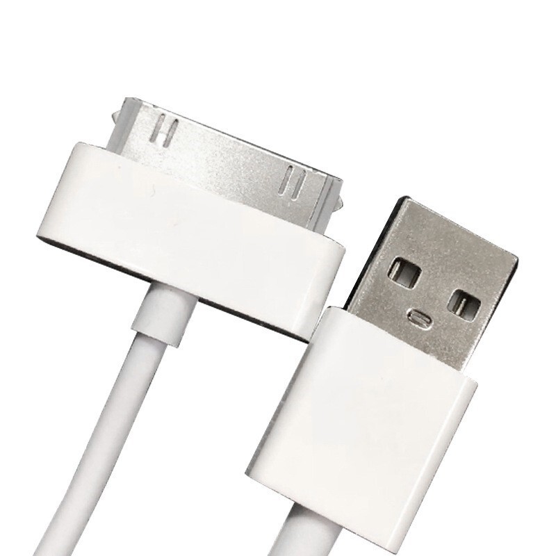 Suitable for Apple 4S mobile phone data line iphone4 power charging line 1 meter old-fashioned 4 generation 6 pin data line