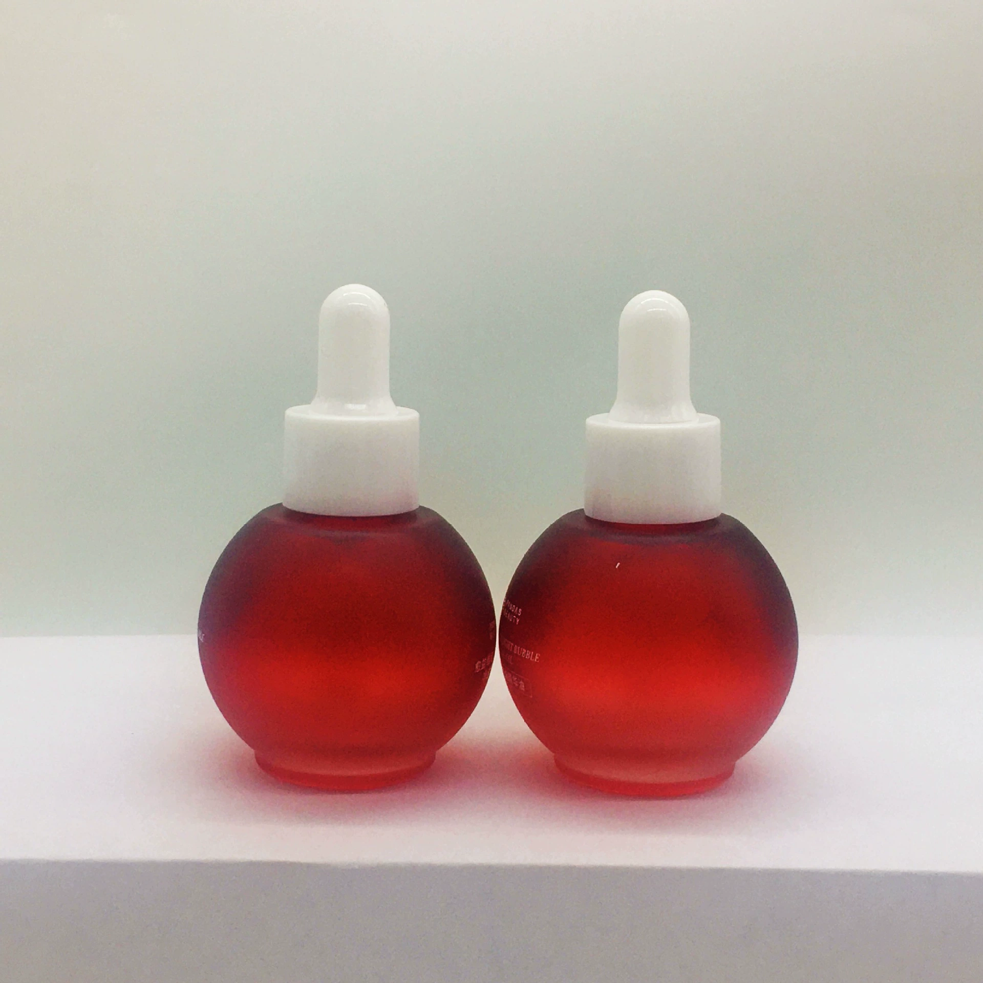 Прозрачная бутылка спот 30ml50ml маленькая лампочка эссяная бутылка для бутылки для масла косметического стекла