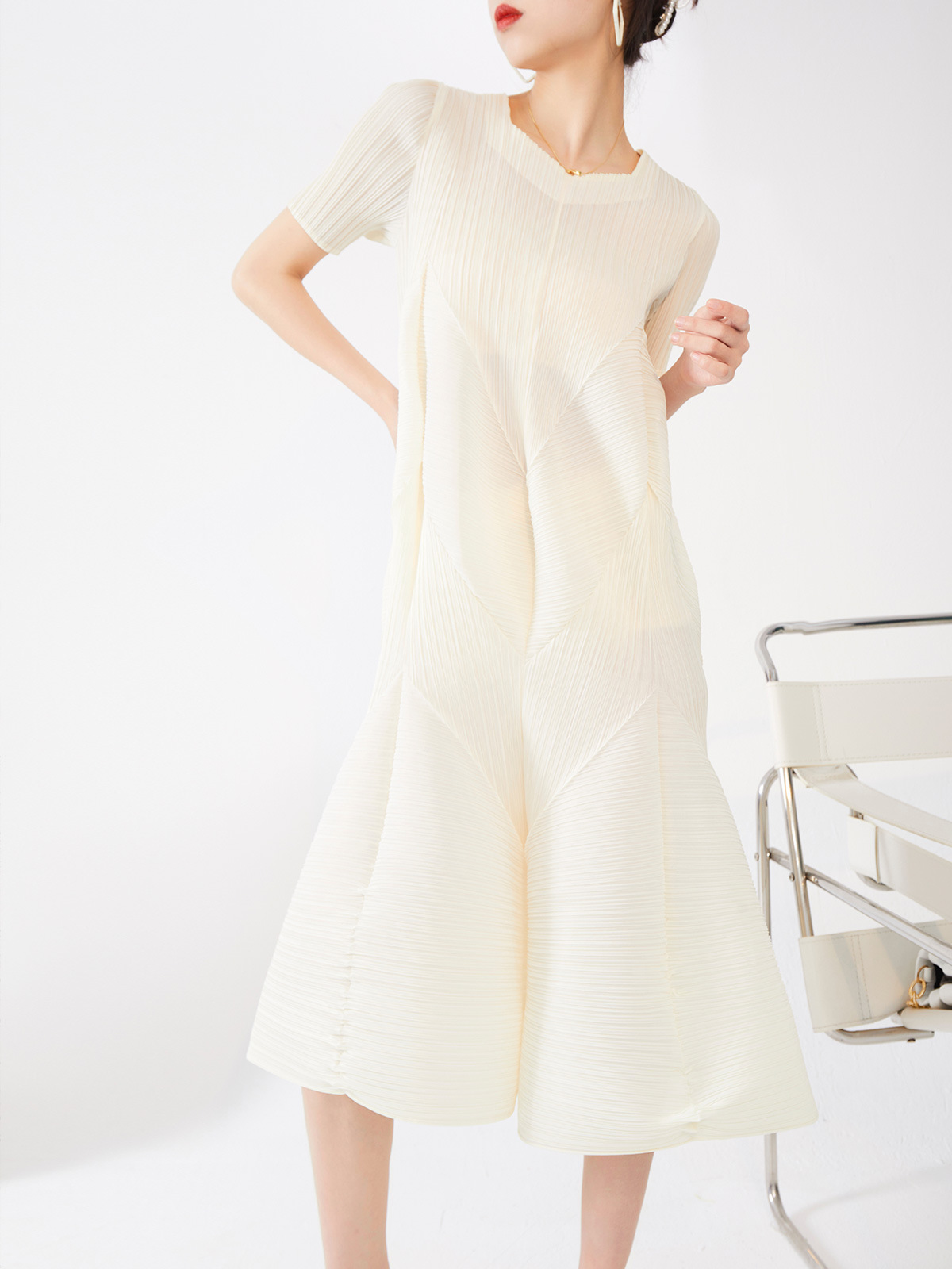 elegant long design dress