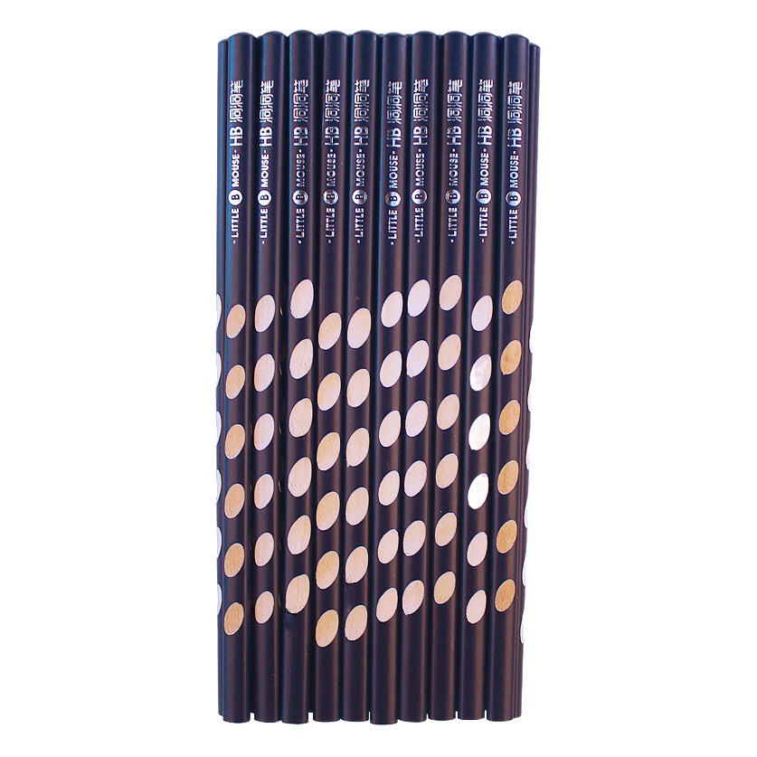 Hole Pencil 2b Sketch Pencil hb Painting Triangle Pencil Primary School Students Wholesale Correct Holding Posture Student Stationery