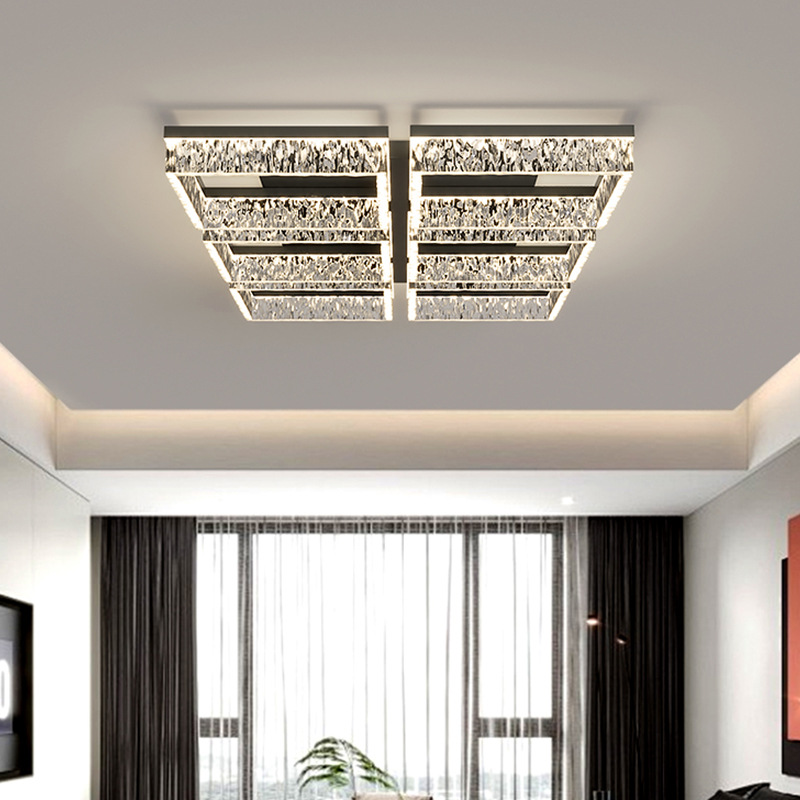 Luz de sala de estar de estilo nórdico minimalista de alto nivel 2025 lujo joven iluminación principal de vestíbulo de techo lámpara de casa completa