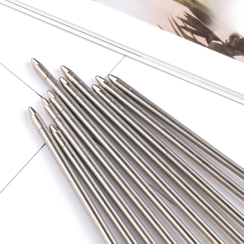 New thin-barreled ballpoint pen rollerball, black core, stylish factory rollerball pen refills, business contract signing pen refills