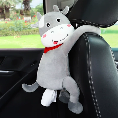 Cute car tissue box: Car tissue box/set - cute-calf-hanging-tissue-box