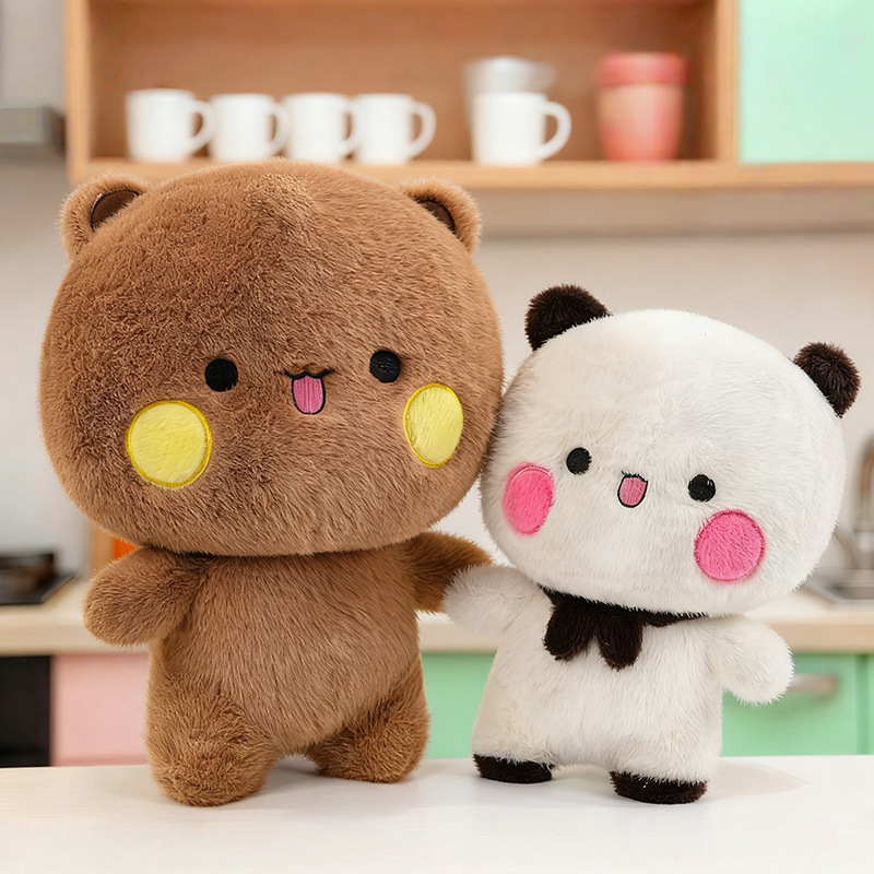 Cute Plush Toy Panda Plush Doll Adorable Doll Couple Doll Stuffed Animal Doll Birthday Gift Cute Plush Toy Panda Plush Doll Adorable Doll Couple Doll Stuffed Animal Doll Birthday Gift