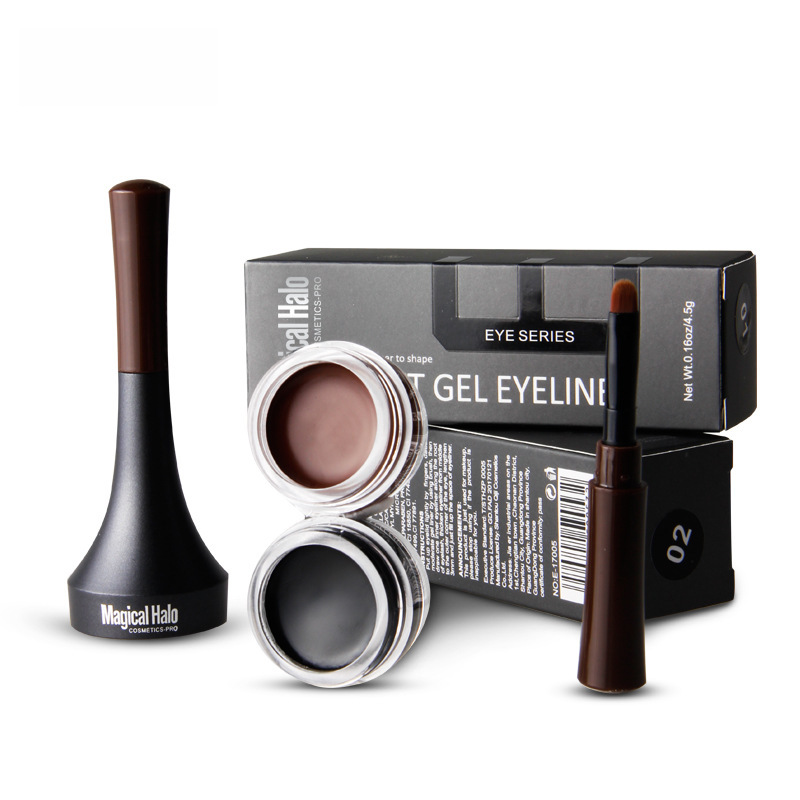 Makeup Magical Halo Waterproof Eyeliner Cream Non-blooming Eyebrow Cream Factory Outlet