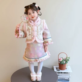 童民族服装;儿童表演服;童汉服