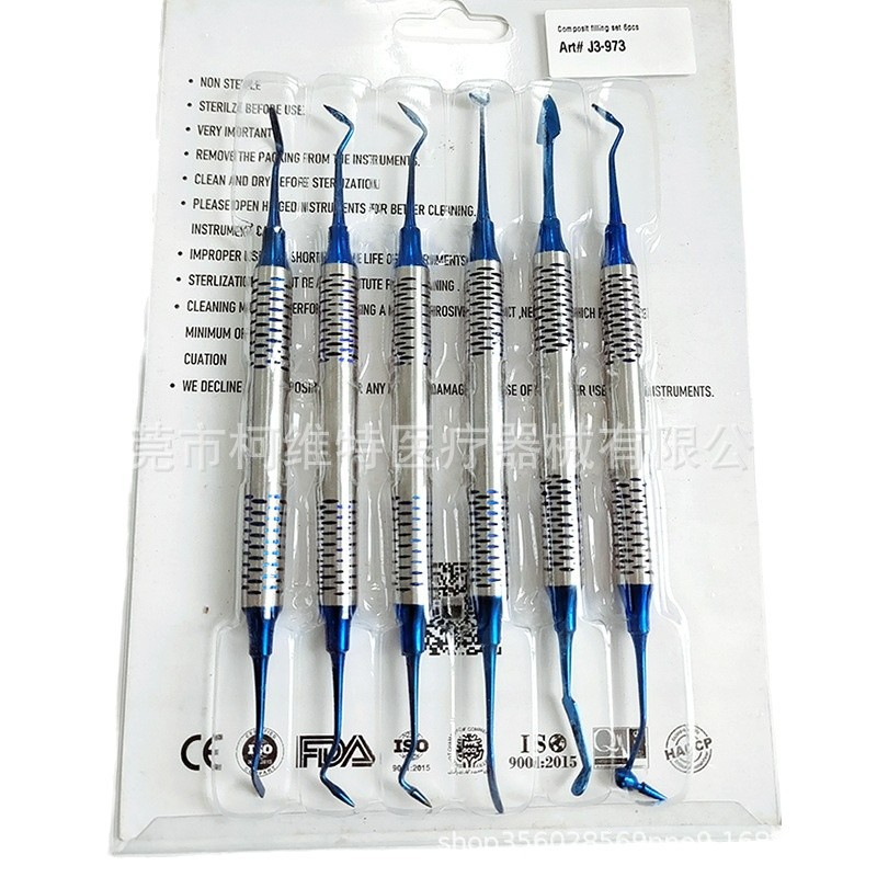 Kit de relleno de resina dental herramienta de relleno de implante de restauración estética dental instrumento oral