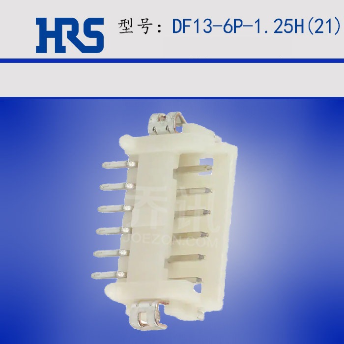 HRS������DF13-6P-1.25H(21) ����ֱ��SMD/SMT��Ƭ�������