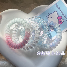 莓果冻冻冰淇淋~四叶草电话线发圈椰椰波点夏天清新百搭日常耐用