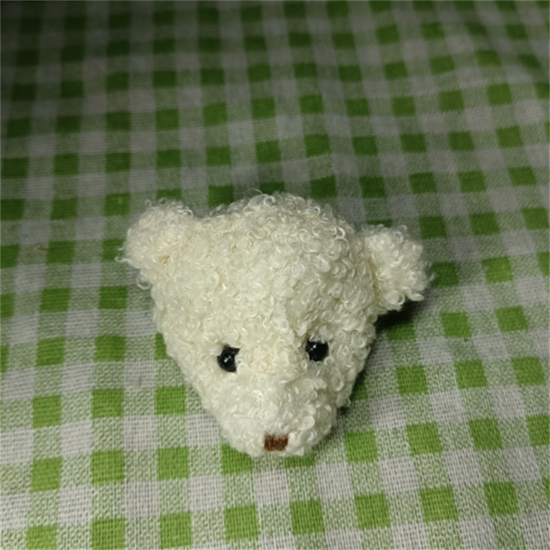 7cm m 흰 곰 머리