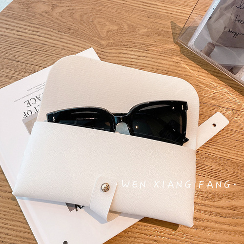 High-end retro literary simple glasses case glasses screwdriver glasses cloth glasses bag polarized card glasses cleaning machine