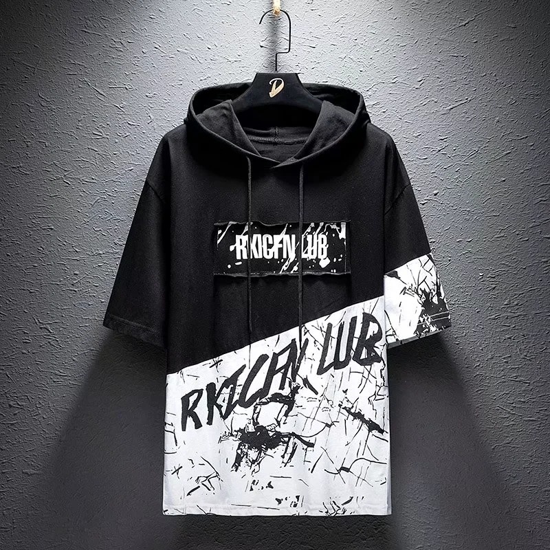 Japanese Hip-hop Hooded Sweater Men's Trend Long-sleeved Top Ins Spring And Summer New Loose Jacket Tide Brand Hoodie
