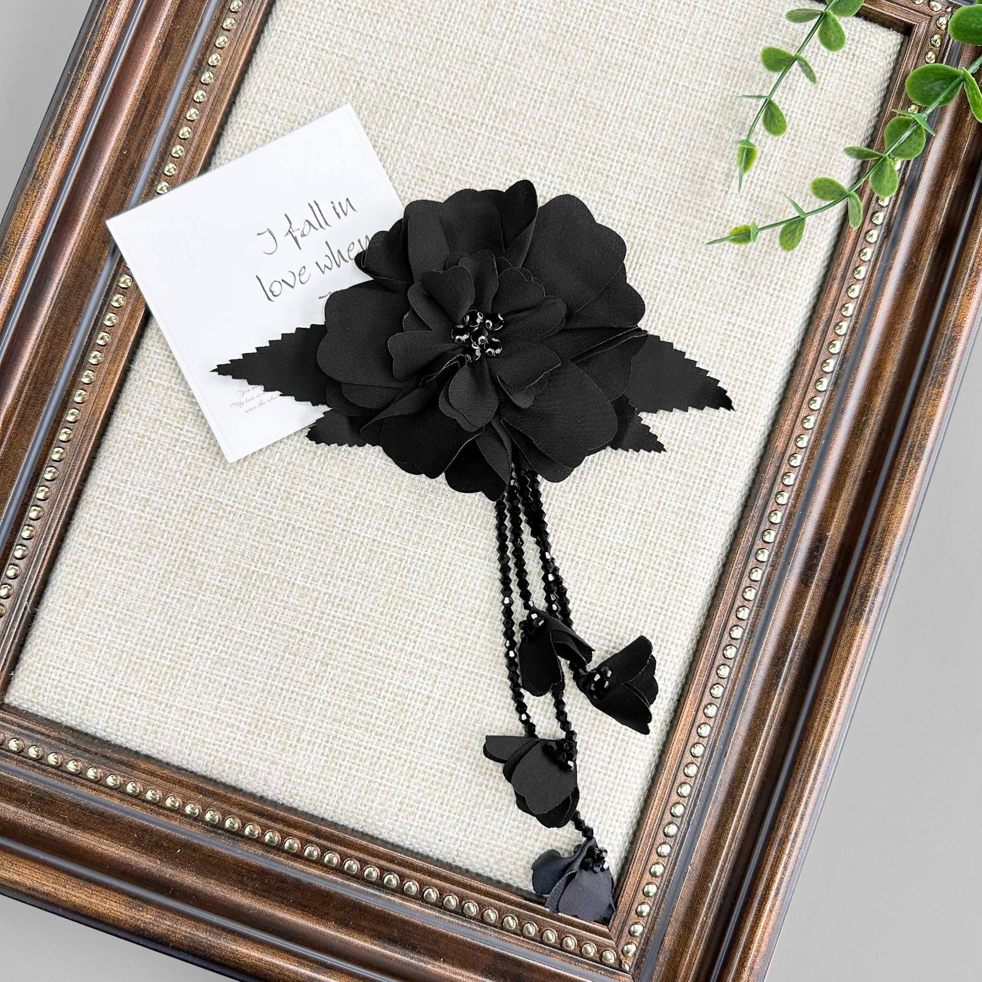 pétalos multicapa estereoscópicos frescuras flores de cristal pines cosidos a mano ropa DIY accesorios para el cabello sombreros cortinas