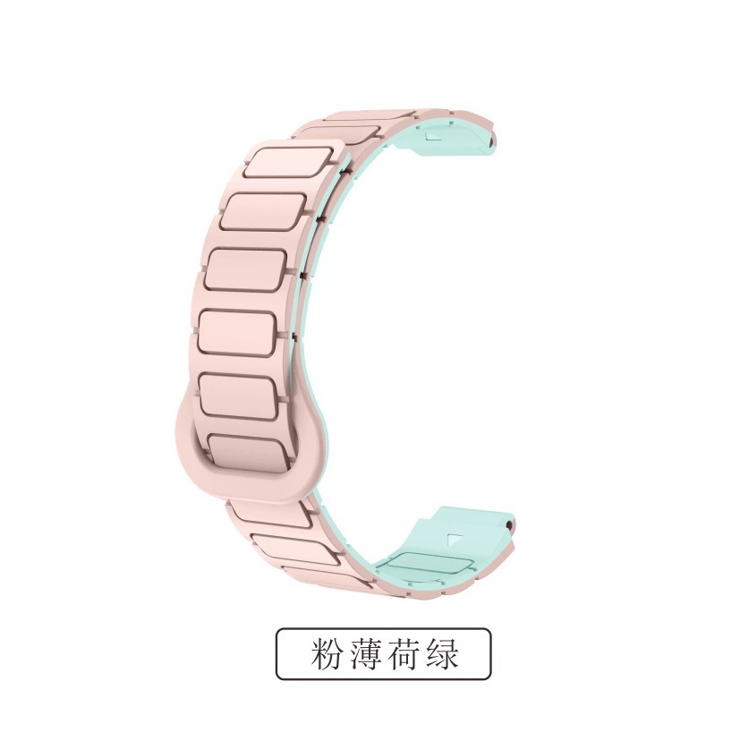 Подходит для Samsung/Huawei/Huami/Garmin/Loop I-образный магнитный силиконовый ремешок 12/18/20/22 мм