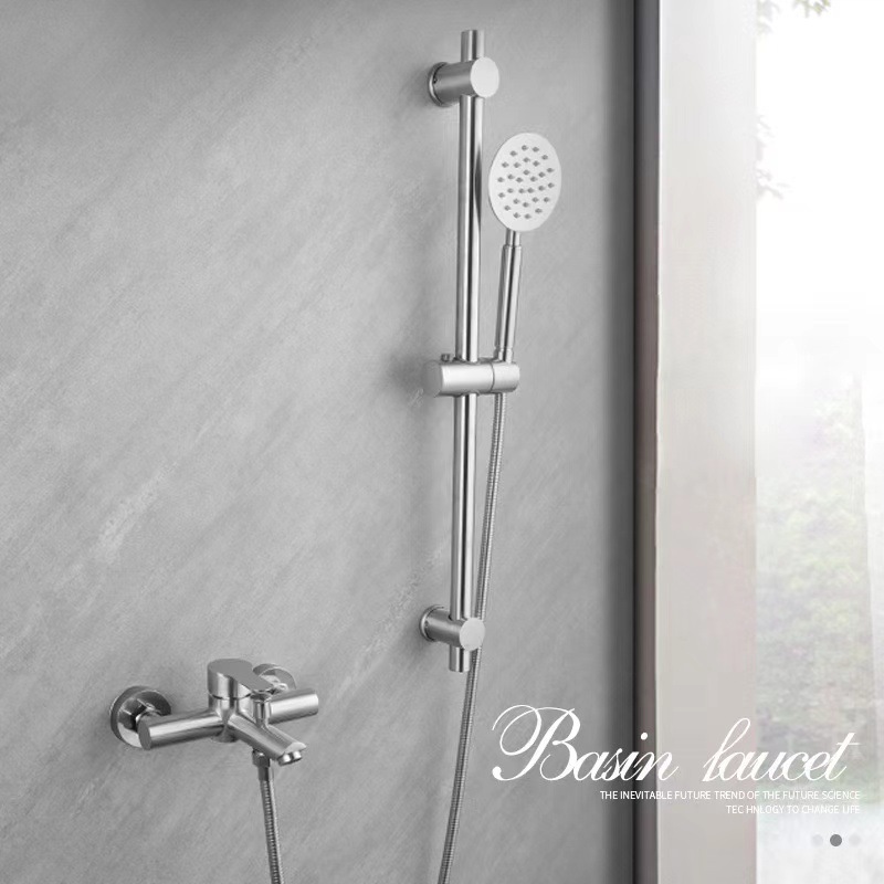 심플한 브라이트 실버 핫 앤 콜드 스타일