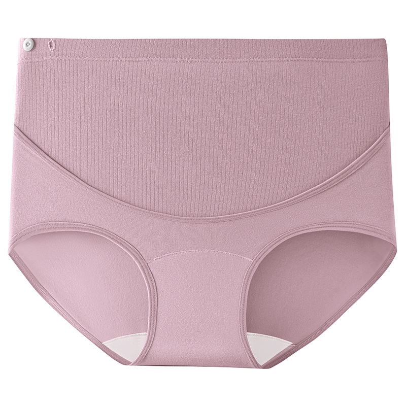 Ropa interior de maternidad, algodón puro, antibacteriano, entrepierna, especial para embarazo, calzoncillos de cintura alta, algodón puro, refrescante