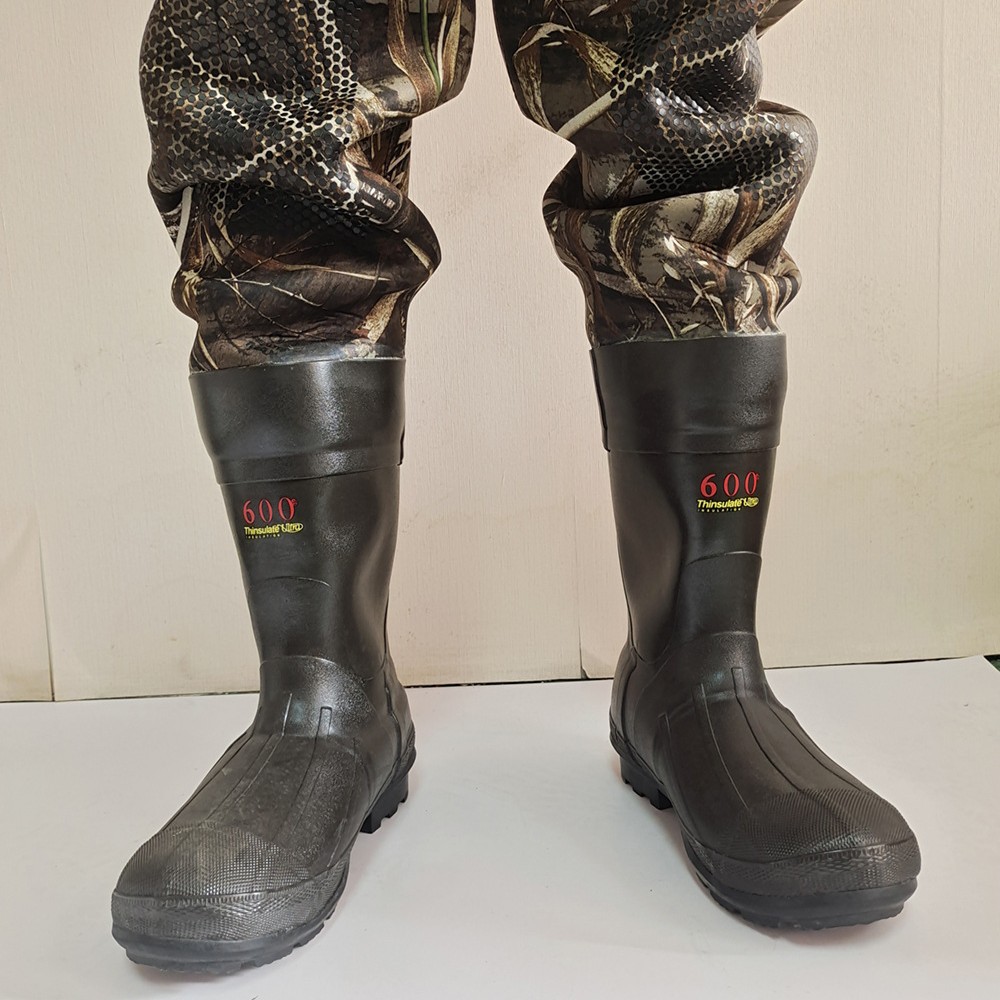 Export MAX-5 Camouflage diving fishing pants NEOPREN wading pants poultry suit Thickened and warm 4