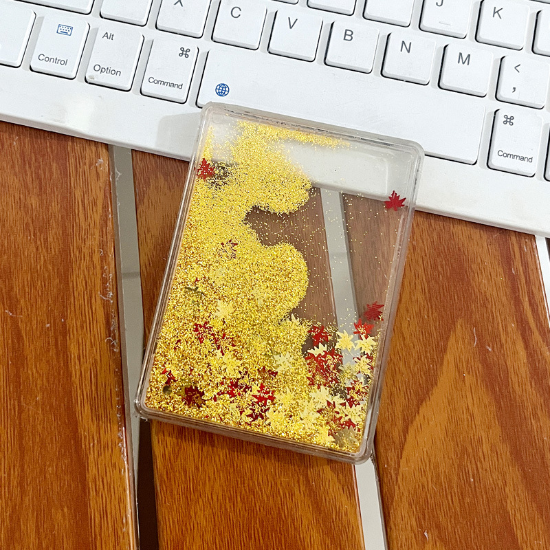 高透明度 6.3x8.8 四季油流砂 Guka アクリル麻雀周辺スタンド DIY ギフト小さな装飾品|undefined