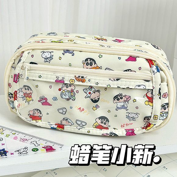 Xiaohongshuと同じスタイルの痛バッグ鉛筆バッグ多層大容量文具箱かわいい学生高価値鉛筆収納袋|undefined