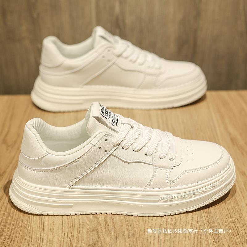 Men's shoes 2024 spring new all-match white casual sneakers ..