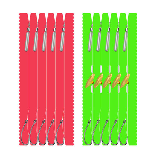 Tied Texas fishing set, upside down fishing lure fishing set, melon seed sequin anti-hanging bottom bass, mandarin fish and mandarin fish line set