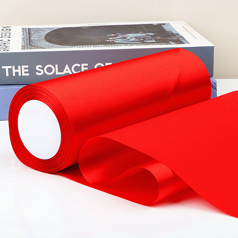 Cinta roja Cinta embalaje de regalo cinta de hornear boda Cinta Roja cinta Cinta Roja coche Cinta Roja tira de tela