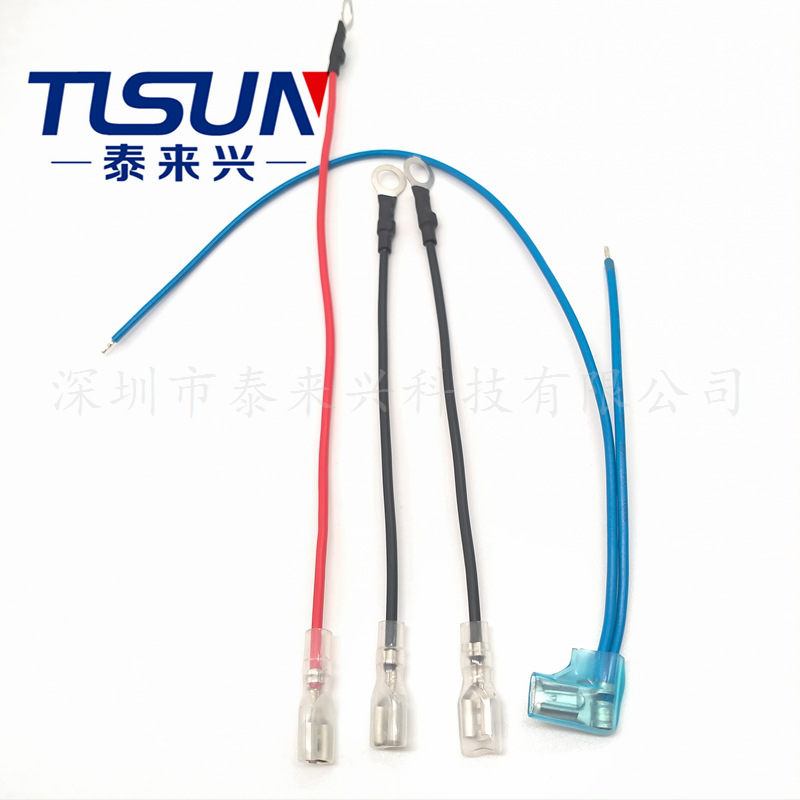 美规电线250 205系类端子圆环 连接线 机械内部连接线 单芯电子线