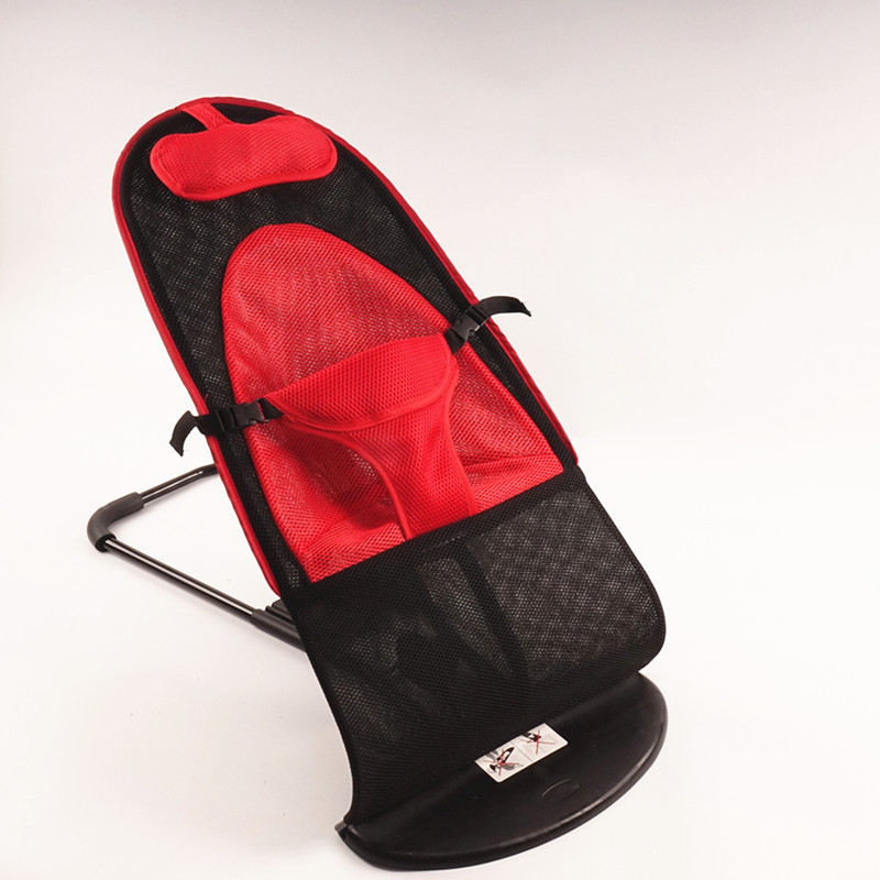 빨간색 두꺼운 이중 메쉬 모델 + 아기 베개 - 장난감 없음