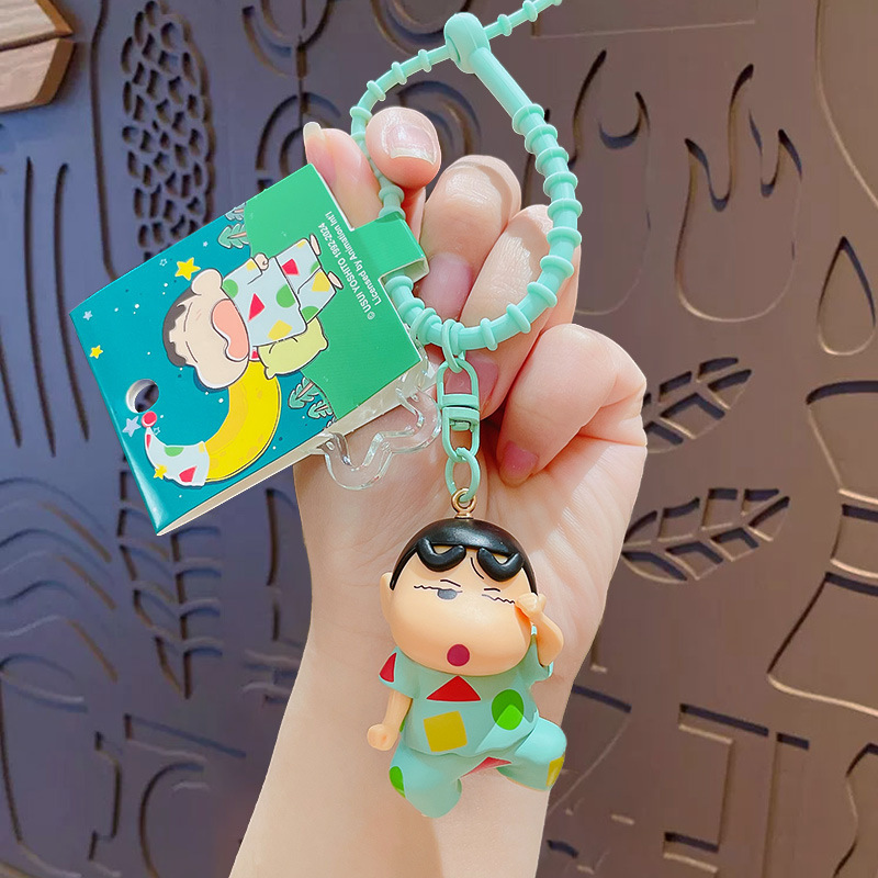 正規版の漫画のクレヨンの小さい新しい公仔のシリーズのキーホルダーのカップルのカバンは自動車のキーチェーンの贈り物の卸売りを飾ります。|undefined