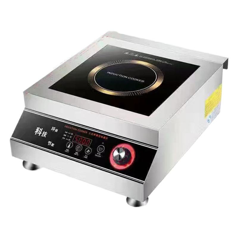 Cocina de inducción 5000W de alta potencia multifuncional hogar de ahorro de energía estufa de batería estufa de fuego cocina comercial cóncavo