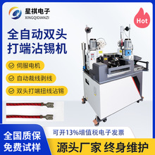 伺服全自动线材双头沾锡端子机静音线束剥线打端子压接机压线机
