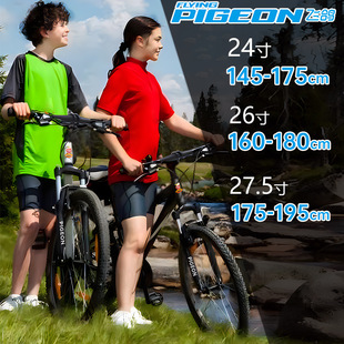 Feige Mountain Bike Bicycle Adult Men's Variable Speed Off-Road Aluminum Alloy Bicycle Female Teenagers Middle School Students Racing
