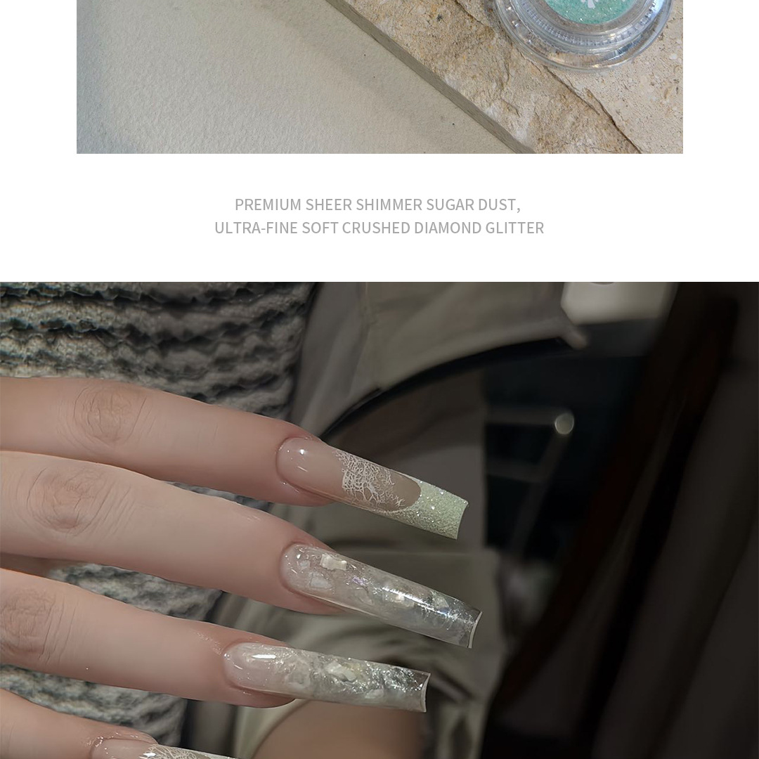【Principal Hua】Translucent Sugar Powder That Is More Shiny and Clear, a Popular Versatile High-Gloss Crystal Powder Aurora Powder for Accessories
