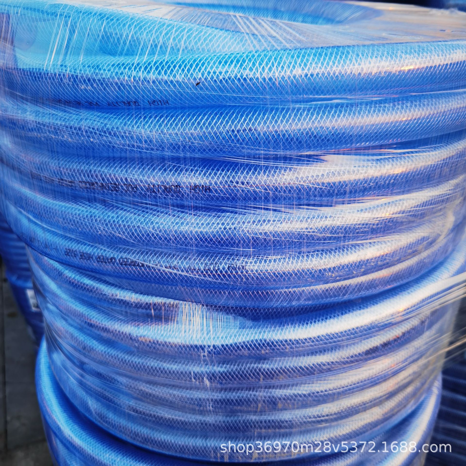 花园水管苗圃灌溉水管 PVC排水管农用蛇皮网纹水管 纤维增强软管