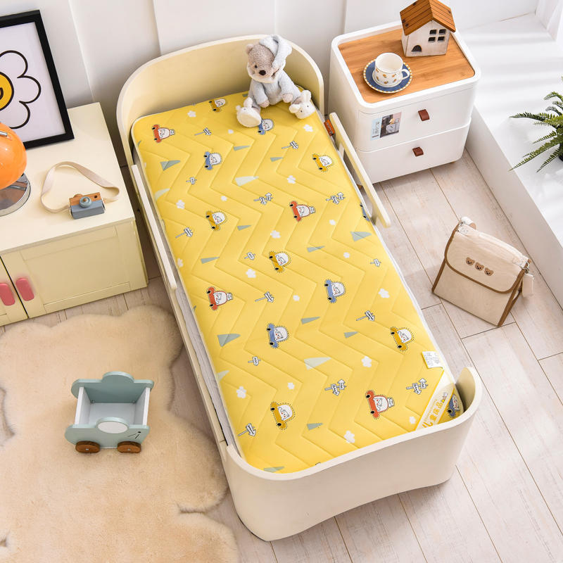 2025 New Thickened Class a Knitted Fabric Latex Mattress Kindergarten Children's Mat 56*100cm Wholesale