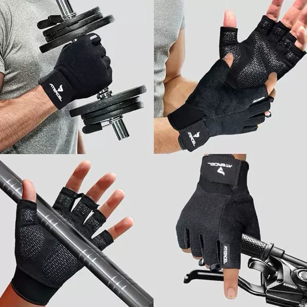 Amazon's Leading Glove Supplier Processes Half-Finger Gloves for Cycling and Sports