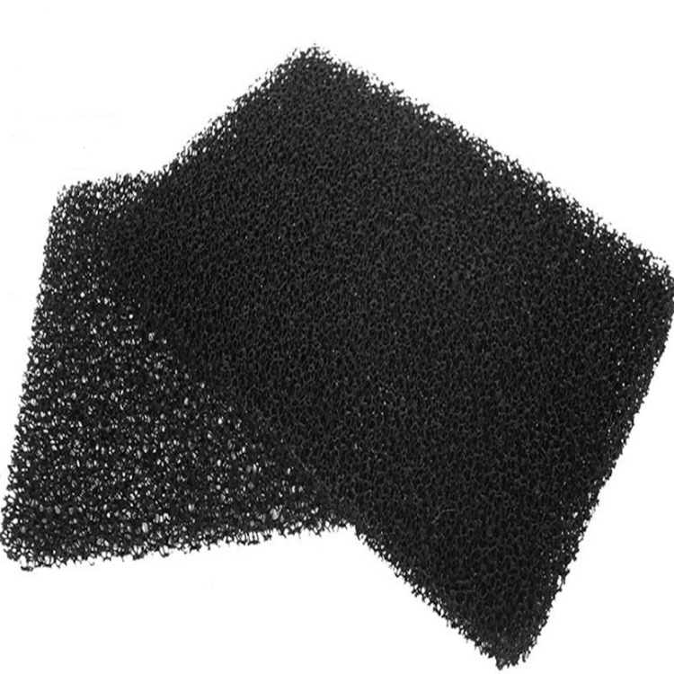 污水处理过滤海绵 聚氨酯活性炭防尘过滤网 油烟过滤活性炭海绵