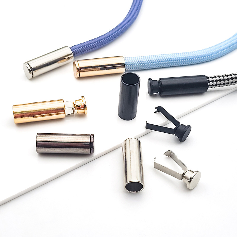 金属直筒吊钟羽绒休闲服装配件绳扣卫衣帽绳调节纽扣松紧止绳扣子