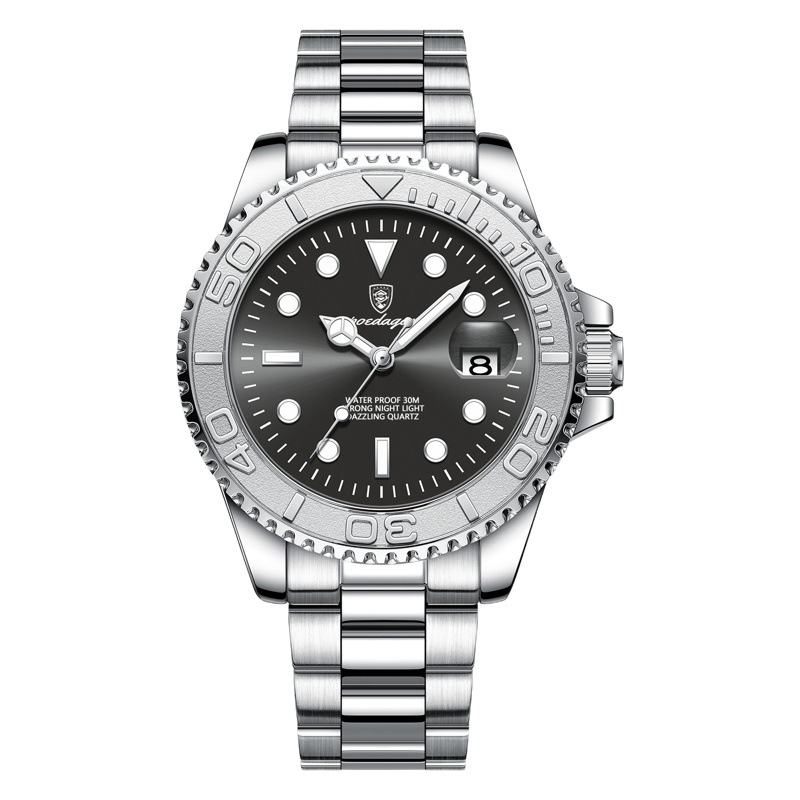 Swiss brand new waterproof luminous men's watch fashion quartz watch live foreign trade explosions a generation of hair